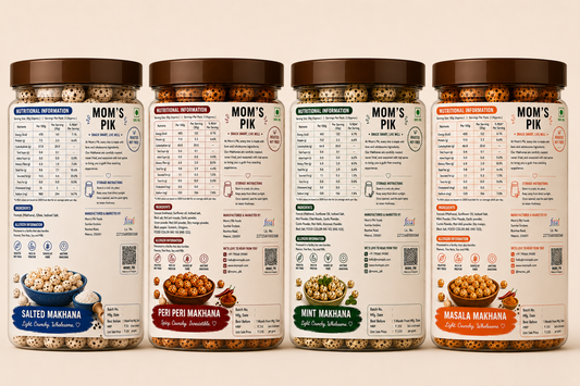 Mom's Pik Family Combo Pack 4 Flavours | 4 Jars | 240g Total