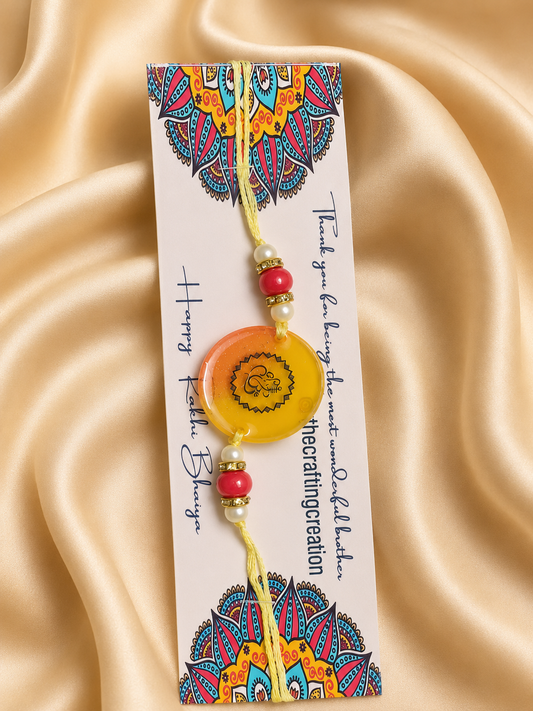 Handmade Resin Bhai Rakhi — Add ₹55