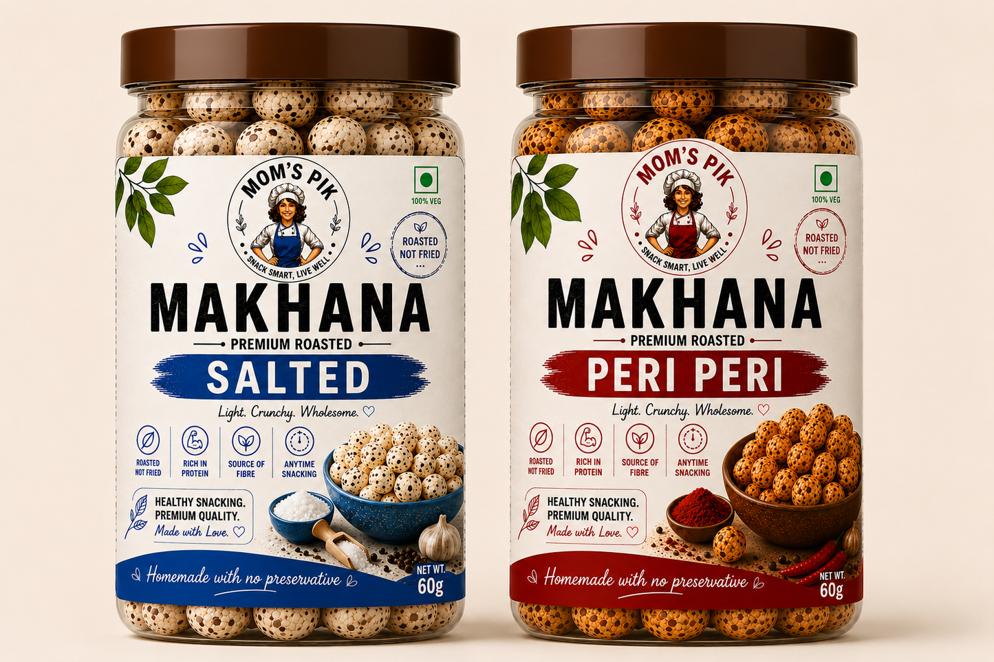 Signature Duo Pack – Salted + Peri Peri (2 × 60g)