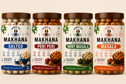 Mom's Pik Family Combo Pack 4 Flavours | 4 Jars | 240g Total