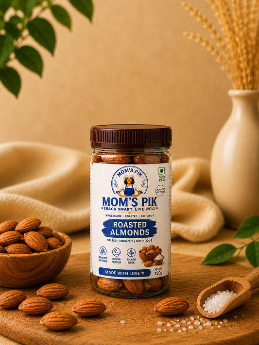Premium Roasted Almonds – Salted | 120g