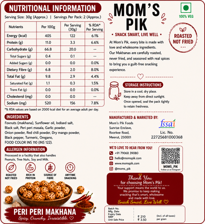 Peri Peri Roasted Makhana