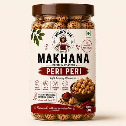 Premium Roasted Makhana – Peri Peri Twist